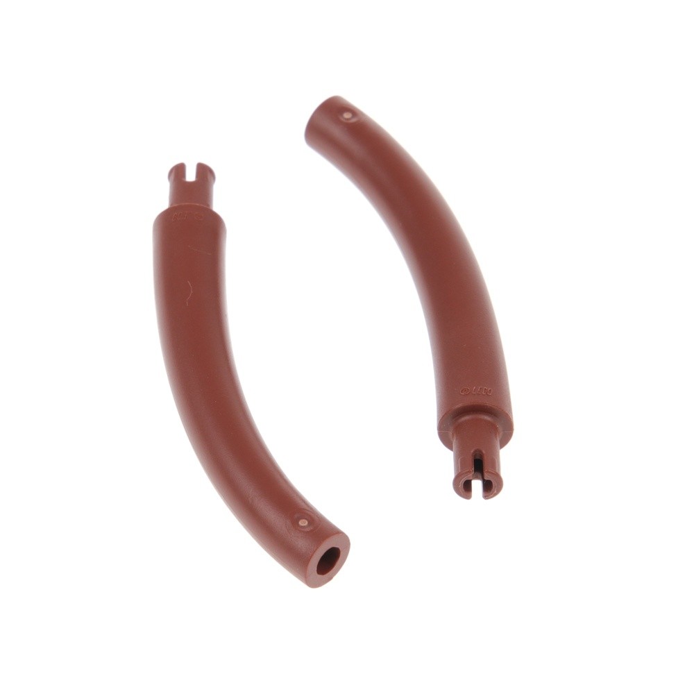 2X Lego Animal Dinosaur Tail Middle Part Red Brown 75396 6326087 51274 40378