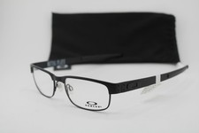 NEW OAKLEY OX 22-198 METAL PLATE MATTE BLACK AUTHENTIC EYEGLASSES 53-18