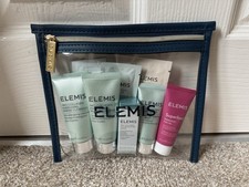 Elemis Pro-Collagen Gift Set Makeup Bag, Cleanser, Cream, Serum, Midnight Facial