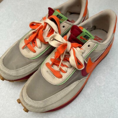 Nike Sacai CLOT LD Waffle Kiss of Death Orange blaze DH1347-100 US9,5 No Box G+