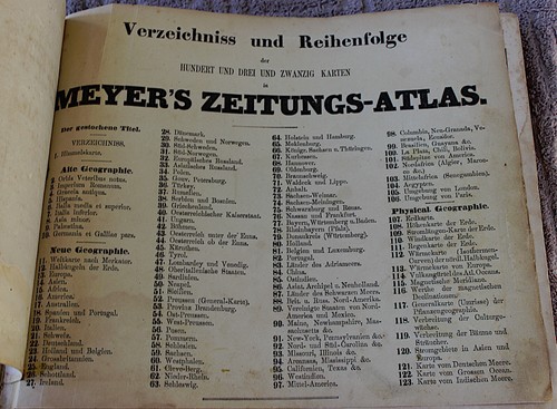 1850'S J MEYER ZEITUNGS WORLD ATLAS ALTE & NEUE ERDKUNDE - Picture 2 of 11