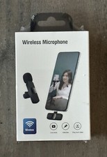 For Android/iphone Lavalier Microphone Wireless Audio Video Recording Mini Mic