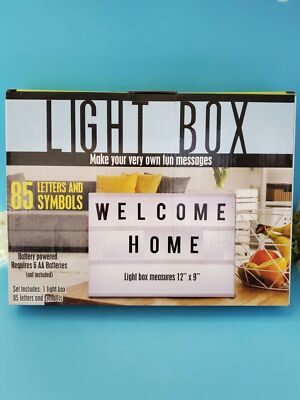 New Light Box with Letters Fun for Bedroom Decor, Weddings, Parties 