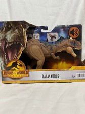 Mattel Jurassic World Dominion Roar Strikers Rajasaurus Dinosaur Figure New