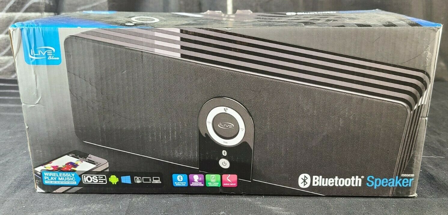 ilive blue bluetooth speaker