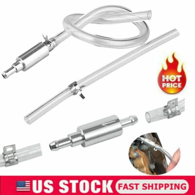 Clutch Brake Bleeder Hose One Way Valve Tube Bleeding Tool Kit Motorcycle Car US