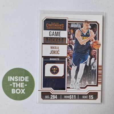 Jokic Contenders 2022 23 Panini NBA Bronze Nikola Nuggets Denver