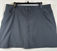 Eddie Bauer Womens Sz 16 Light Black Skirt Sk...