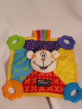 Baby Nuby Teether Monkey with primary fabric not use 8 x 8 2018