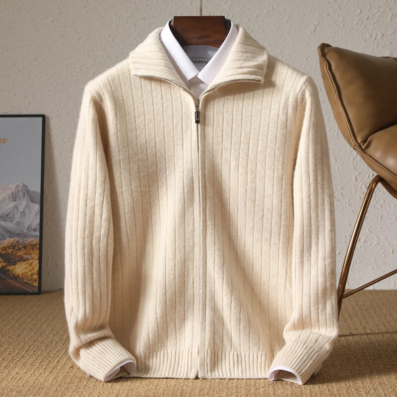 Thickened Woollen Lapel Zipper Lamb Coat Thickened Woollen Lapel Zipper Lamb Coat