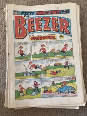 beezer comic x17 1986-1991 Majority In Great Condition