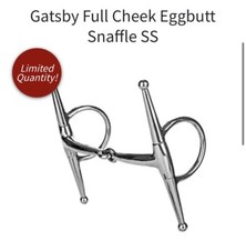 Gatsby 5 1/4" Full Cheek Eggbutt Trense Bit SS ** Brandneu!** UVP 39,99€