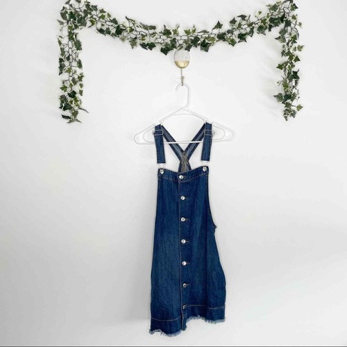 AMERICAN EAGLE Denim Overall Dress 