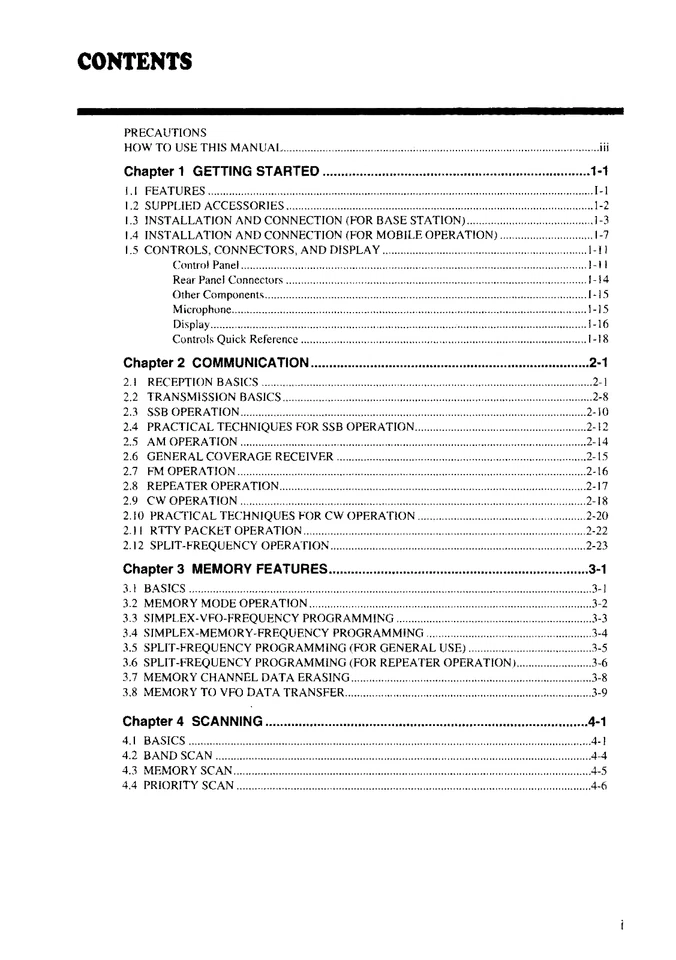 Alinco DX-70 Transceiver Instruction Manual 103 Pages Operating Guide Coil Bound - Image 3 of 4