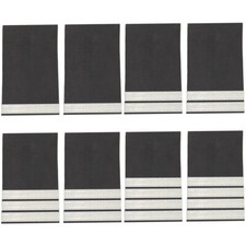 BuyStripes Uniform Shoulder Board Epaulets With Silver Bars