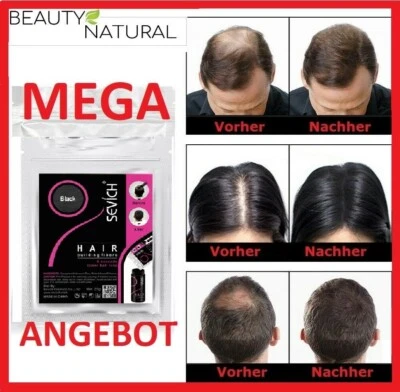 PREMIUM SEVICH Schütthaar Haarverdichter Haarfaser Fibers DUNKELBRAUN BRAUN