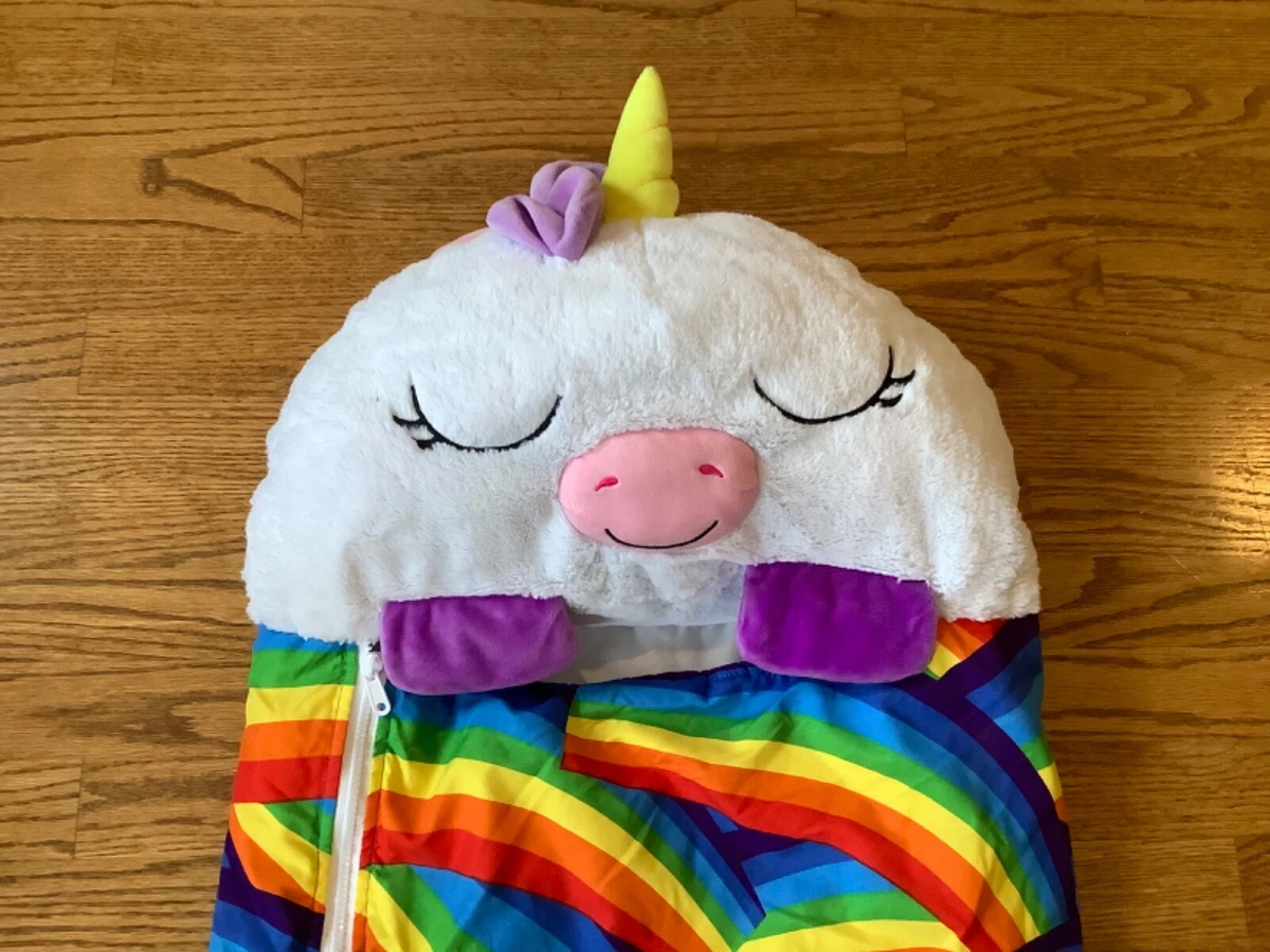 Happy Nappers 2in1 Sleeping Bag and Pillow - Unicorn with Sequins