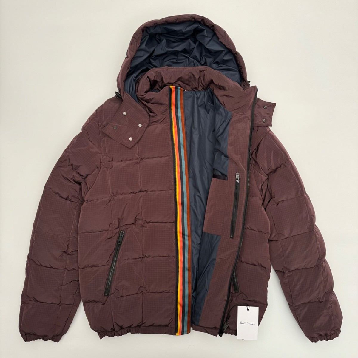 Puffer Jacket Paul Smith Mens Parka PAUL SMITH Hooded Down Jacket - Main Image