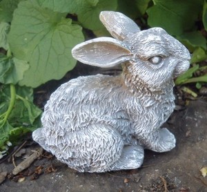 Latex Rabbit Mold 2 75 X 3 5 X 2 Plaster Cement Mould Ebay
