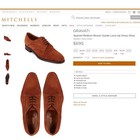 $525 *worn 2x* GRAVATI Women's 7.5 Narrow Arthur Beren 4269 Suede *add $15 Trees — photo 3