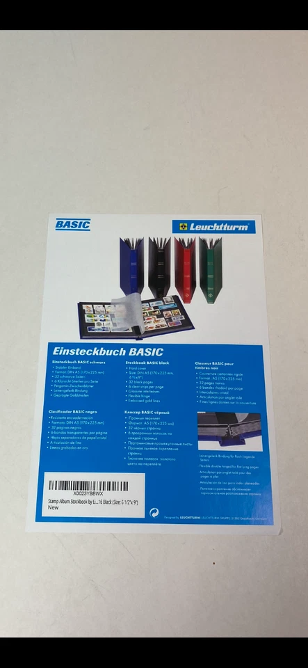 Lighthouse 32 páginas tapa dura libro de stock (6 1/2" X9") negro - LS2/16 envío gratuito Foto 3 de 3