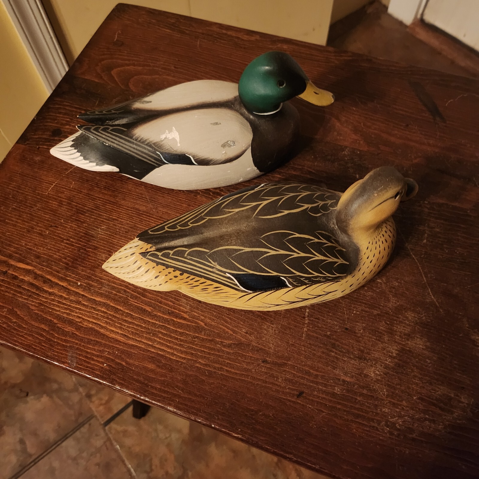 Wooden Mallard Drake + Hen Bill Joiner Chestertown Md 1983 eBay