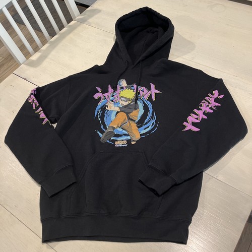 Naruto Shippuden 20th Anniversary Black Hoodie Anime Gem