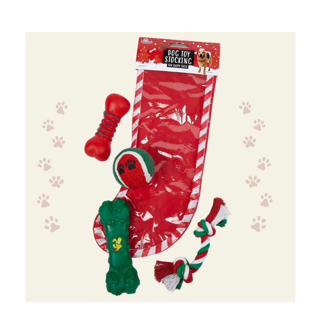 Christmas Stocking Dog Toys Gift for Pets 36cm - Image 2