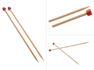 KnitPro Basix Birke gerade Stricknadeln 25 & 30 cm, 1. Klasse Posten