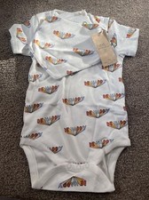 Next Baby Toddler Be Happy Vest Bodysuit And Dribble Bib 18-24 Months 