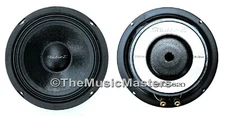 Pair 6.5 inch Home Studio Car Audio WOOFER Subwoofer Stereo Replacement Speaker
