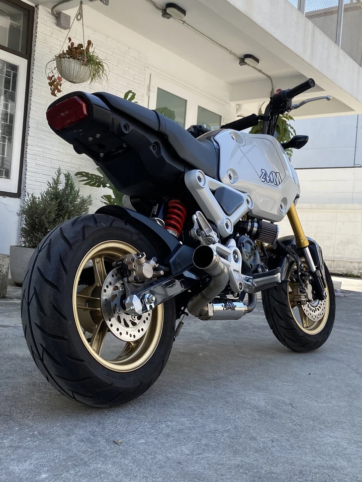 ZoOM Exhaust Honda MSX GROM 125 2022-2025 Brute Full System Low Mount US Foto 2 de 4