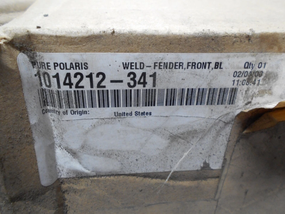 Guardabarros delantero azul polaris victoria kingpin 1014212-341 en caja nuevo de fábrica Foto 4 de 4