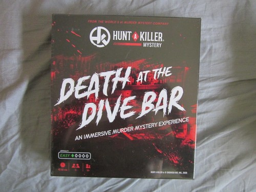 Death At The Dive Bar Hunt A Killer Mystery Game Gnomish Hat New 