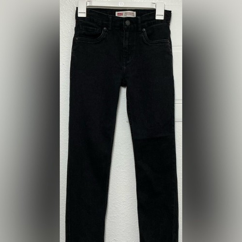 Levi's Kids Black Slim-Fit Jeans 12 Regular - Picture 3 of 11