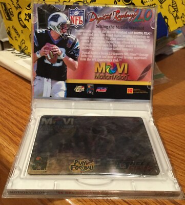 NFL Movi Motion Vision Kerry Collins Replay 2.0 Motion Image Football 1996 !