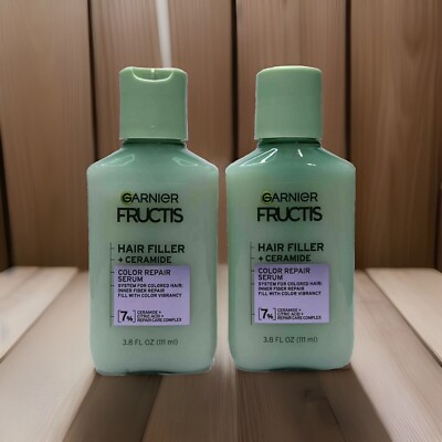 Garnier Fructis Color Repair Serum 3.8 Fl Oz **LOT OF 2**