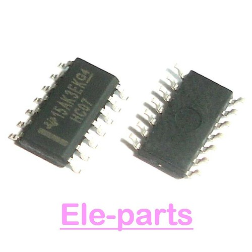 10 PCS SN74HC07D SOP-14 74HC07D 74HC07 HC07 SMD-14 Hex Inverter Open ...