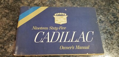Vintage Nineteen Sixty-Five Cadillac Owner's Manual (Lot 474)
