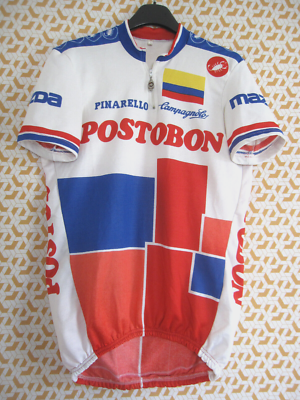 Maillot Cycliste Vintage LM Rouillon VSC Cybreta Années 80 - Taille 1/XS Homme
