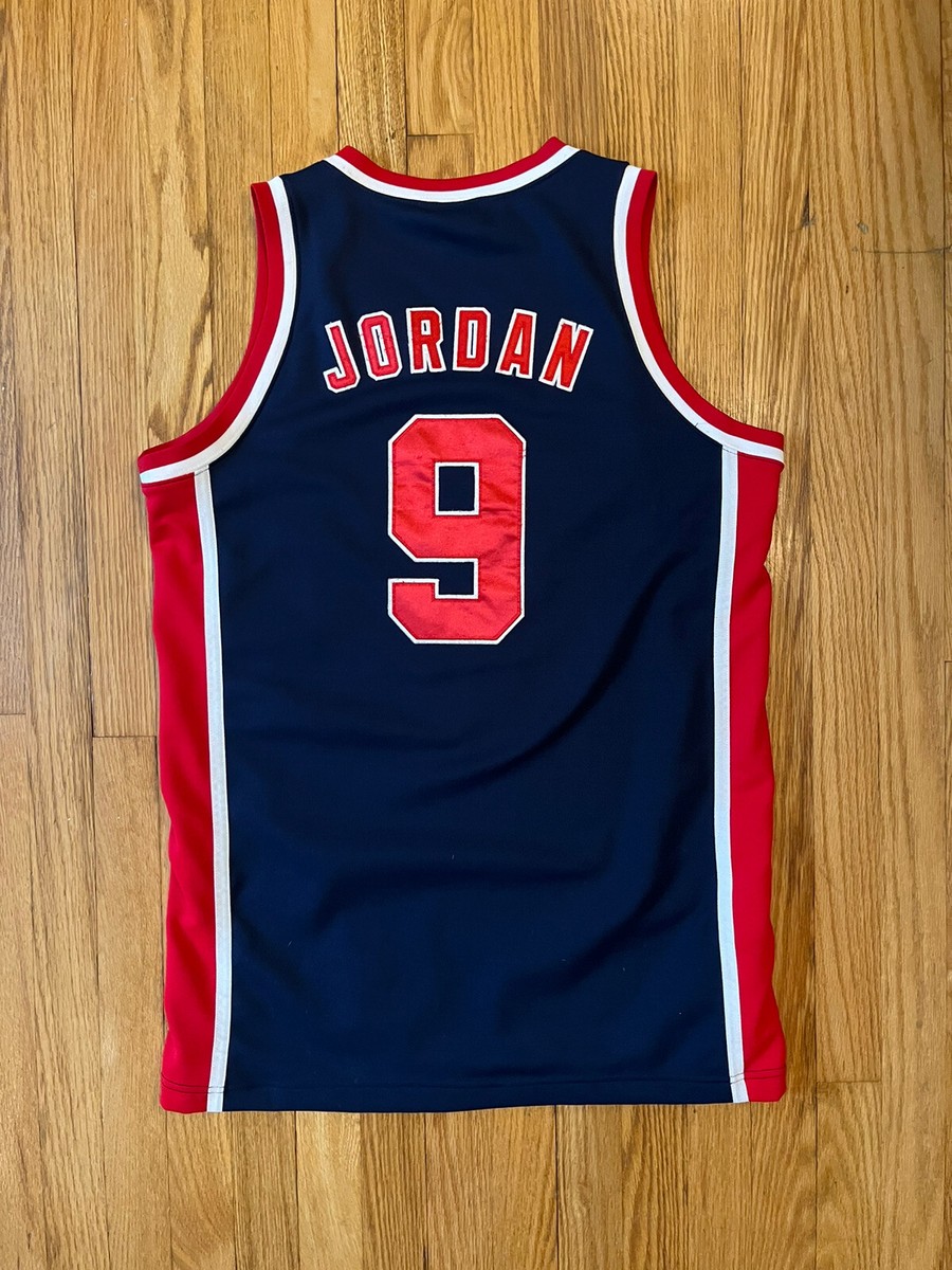 VTG Michael Jordan #9 USA Nike NBA Basketball Jersey (Men Medium