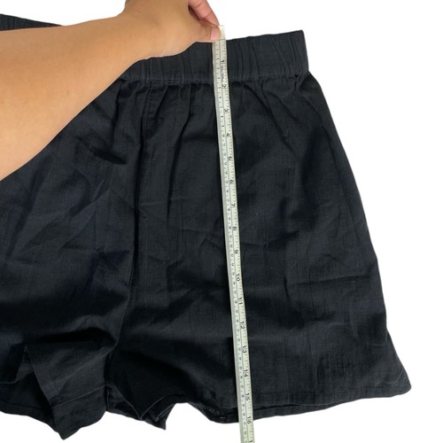 Women’s Asos Design Black Shorts With Pockets Size 8 WP326 - Picture 3 of 6
