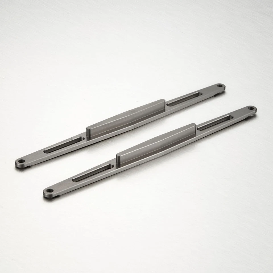 2PCS CNC Aluminum Rear Upper Linkage Stiffeners Set for Axial 1/8 Yeti XL #1494 - Image 3 of 4