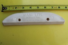 MAXI-LITE FEATHER TAIL White Skateboards Tail Bone 80's Ollie Guard Skid Plate