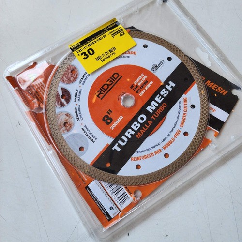 Ridgid 8 in Continuous Mesh Rim Diamond Blade | eBay