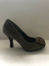 Sofft Women's Taupe Suede Heels Size 8