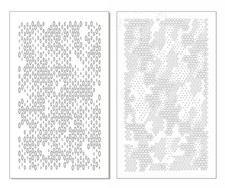 Camouflage Gun Stencils DIY Rifle Airbrush RC Truck Paint Mask EllipTAC  HexTAC