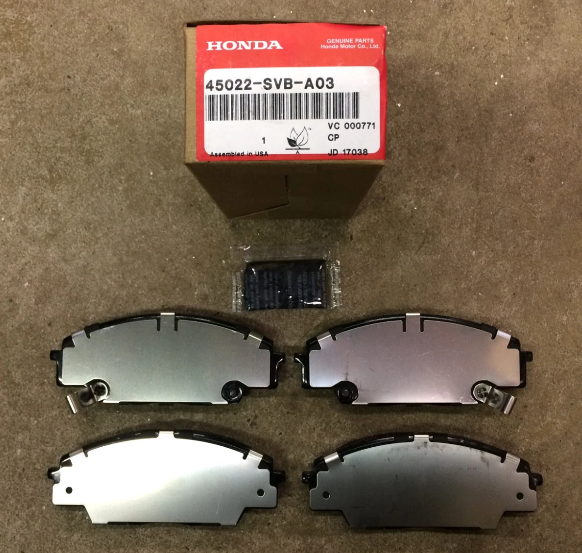 2011 honda civic brake clearance pads