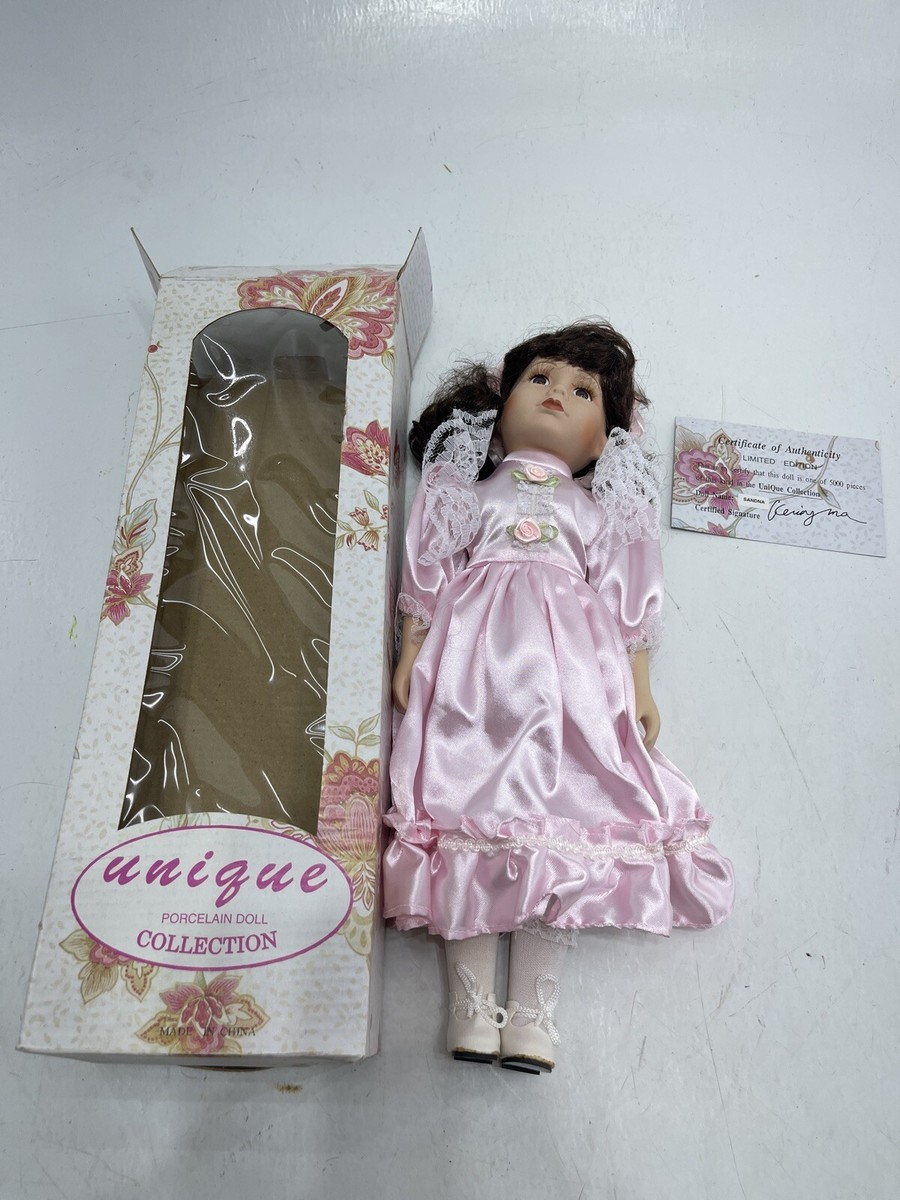 Unique Porcelain Doll Collection With COA & Box “Sandna” 1 Of 5000