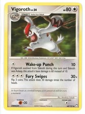 Vigoroth 68/123 Mysterious Treasures Pokemon Card